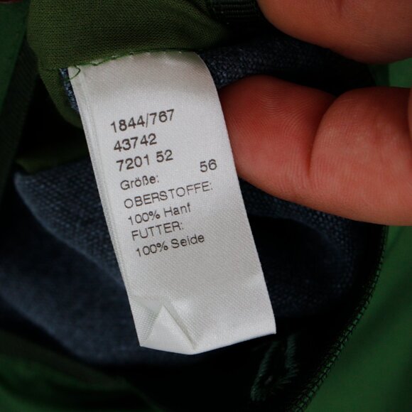 Gossl trachten Jacket men's 46 wood Buttons Hemp silk lining octoberfest - Picture 10 of 12